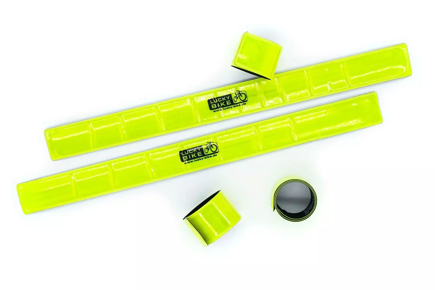 Lucky Bike Snap Wrap Schnapparmband | Neongelb 5 Lucky Bike Snap Wrap Schnapparmband | Neongelb – Bild 3