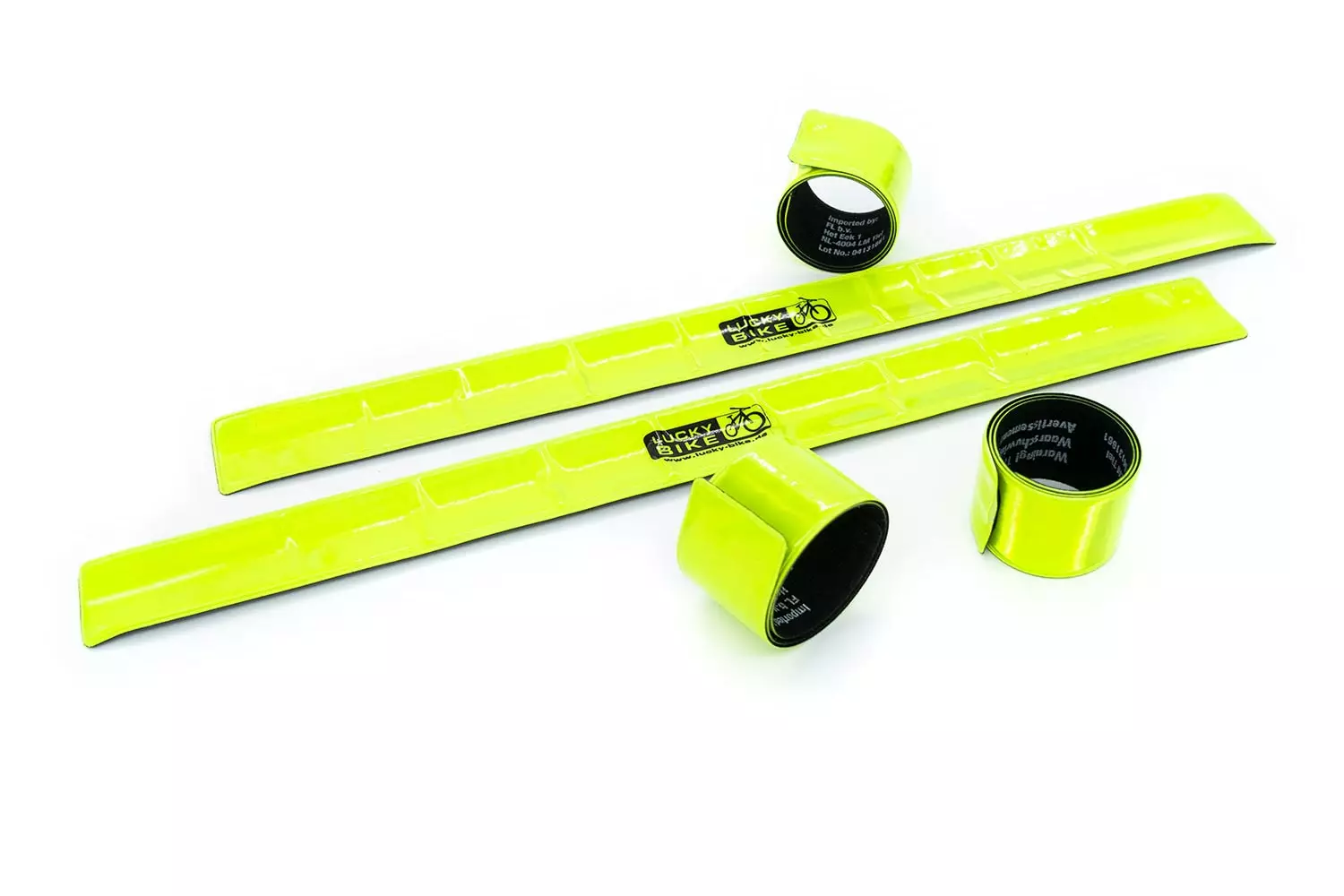 Lucky Bike Snap Wrap Schnapparmband | Neongelb 6 Lucky Bike Snap Wrap Schnapparmband | Neongelb – Bild 4