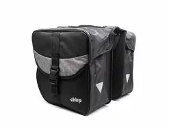 Chirp Travel Set Gepäckträgertaschen | 25 Liter | Schwarz