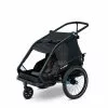 Cube Double CMPT Kinderanhänger 2 Cube Double CMPT Kinderanhänger -Mountainbike Geschäft cube double cmpt kinder fahrradanhaenger black 88362 01