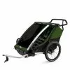 Thule Chariot Cab 2 | Cypress Green | 2 Kinder