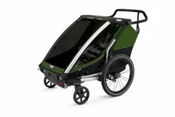 Thule Chariot Cab 2 | Cypress Green | 2 Kinder -Mountainbike Geschäft thule chariot cab 2 cypress green 84571 03